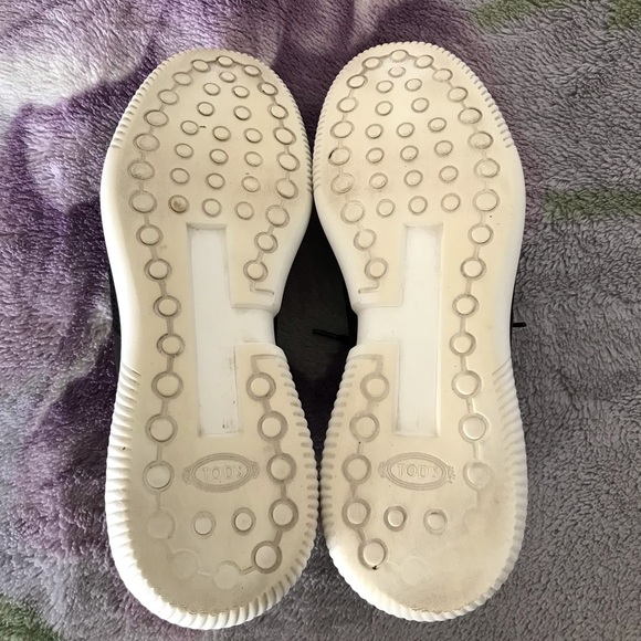 Tod’s No Code Black Sneaker in Mesh and Leather - Picture 13 of 16